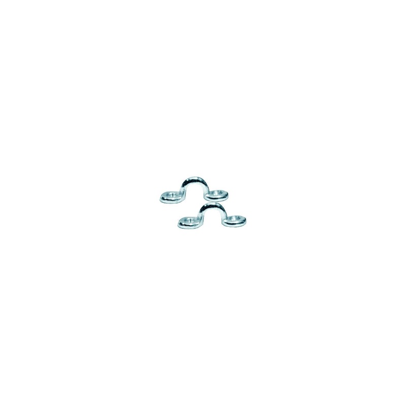 Taylor Chromed Zamak Eye Straps 1-1/2 L (Sold as Pair)