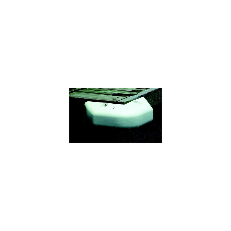 Taylor Dock Pro Heavy-Duty Vinyl Dock Bumper 4 D x 5 H White