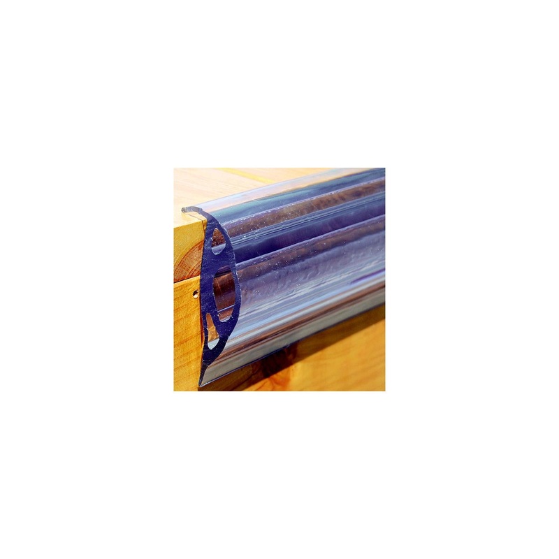 Taylor Made 45970 ClearVue Commercial P-Shape 10′ Vinyl Dock Edging