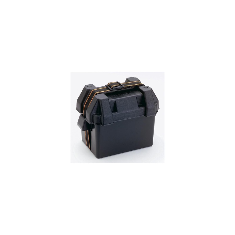 Attwood 90821 Standard Battery Box, Black, Vented – Fits Group 16