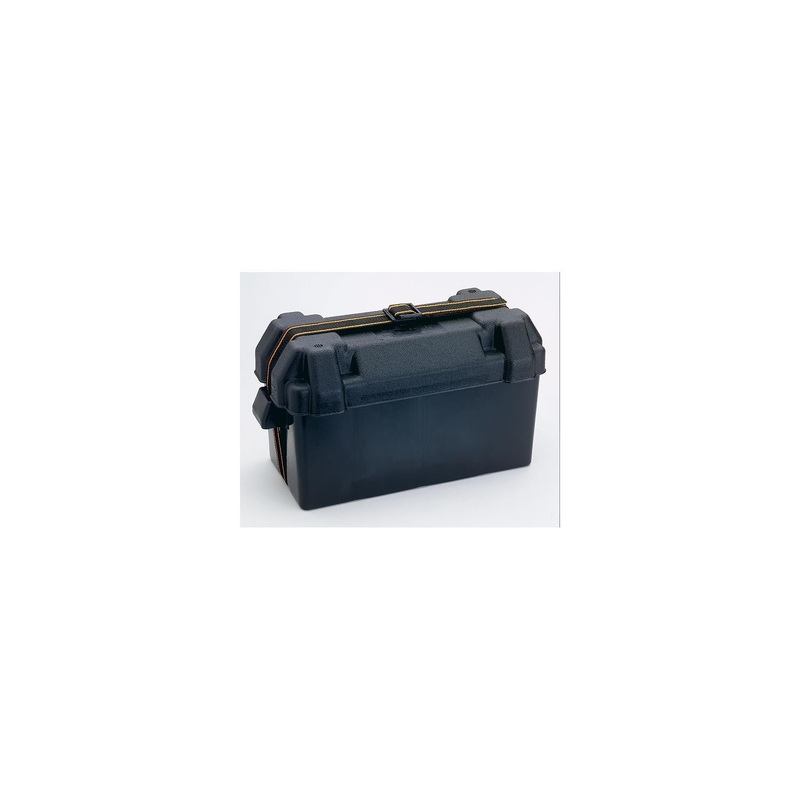 Attwood 90841 Large Battery Box, Black, Vented – Fits Group 29/31