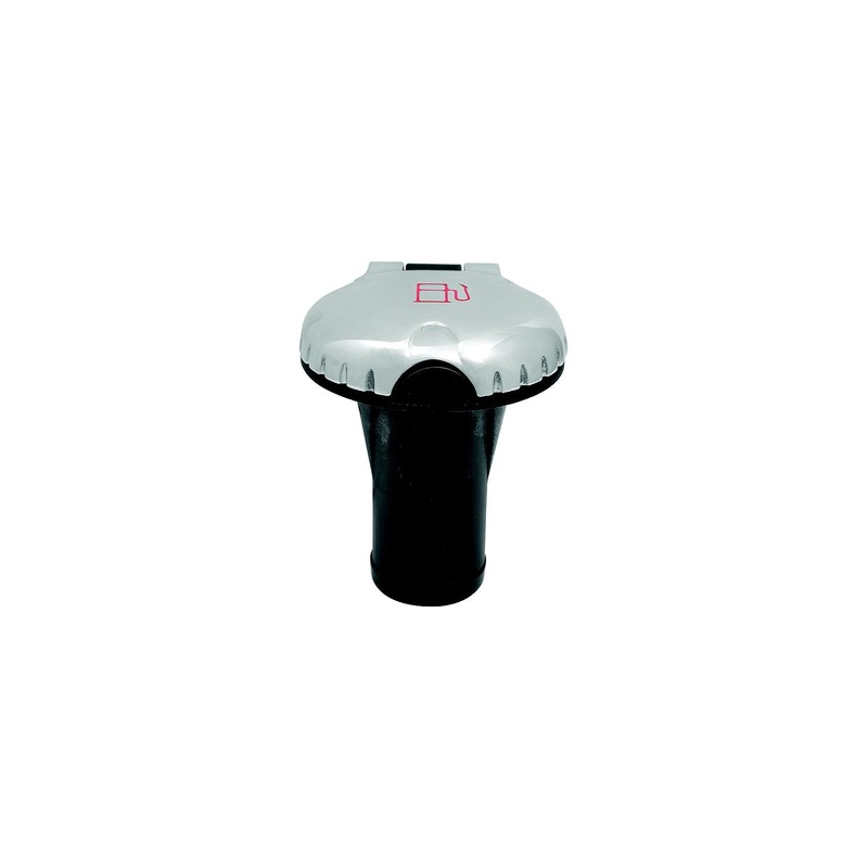Attwood 99DFPVSS1S Straight Gas Deck Fill For Pressure Release Systems, Stainless Cap