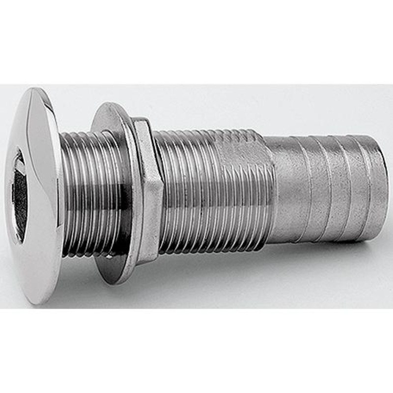 Attwood Thru Hull Stainless Steel 1-1/2 For Hose
