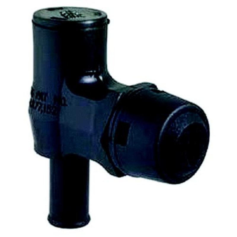 90 Deg Fl Tank Vent W/Black Cap