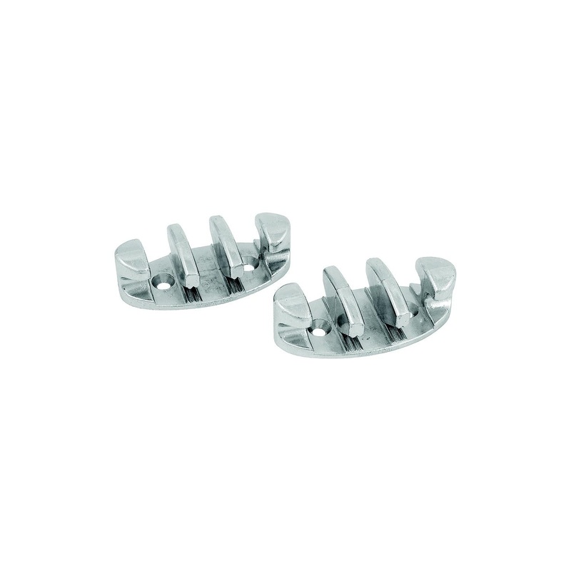 Attwood 3 Zig-Zag Cleat, Zinc Plated (2 Per Pack)