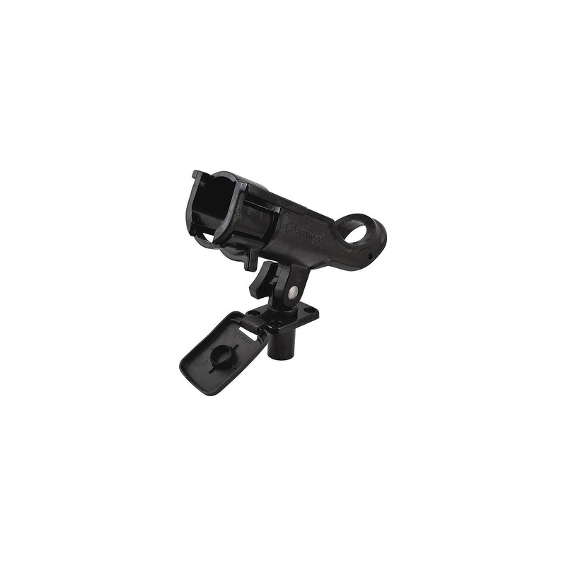 Attwood 50144 Adjustable Rod Holder With Flush Mount-Black