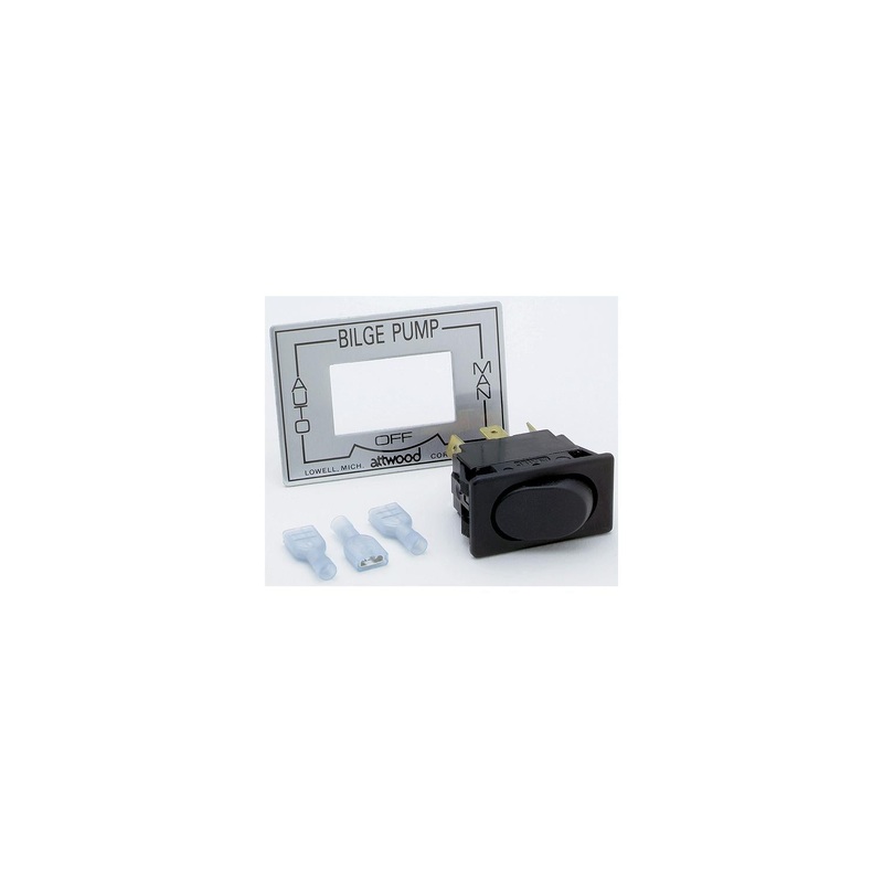 Attwood 7615A3 3-Way Bilge Pump Switch