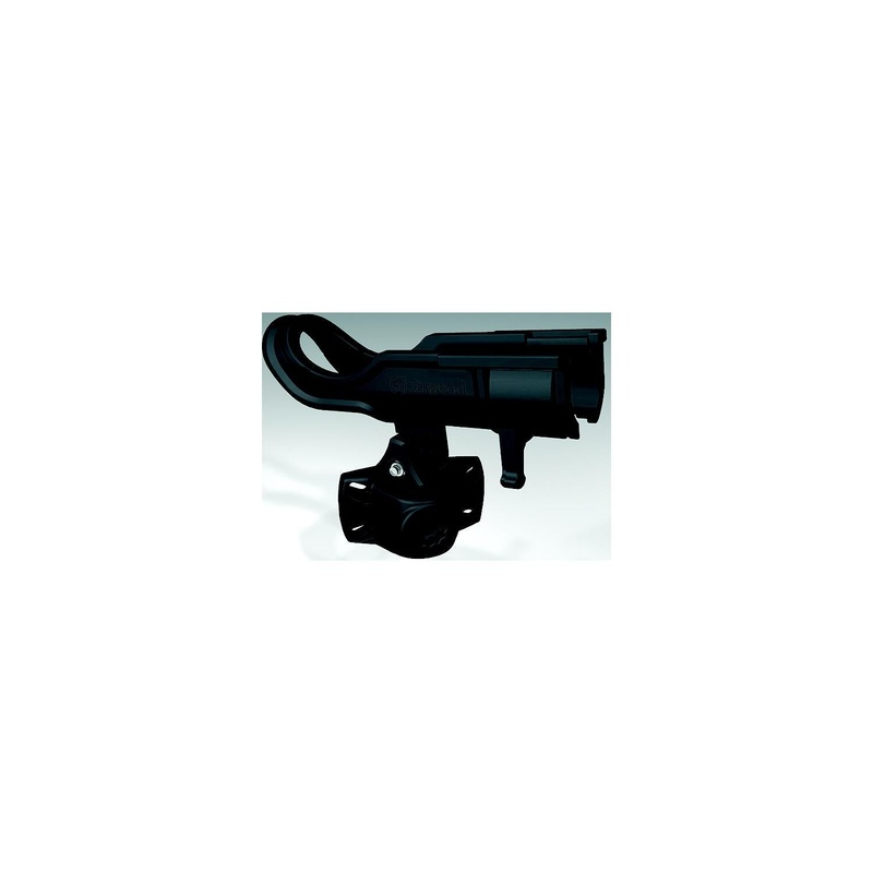 Attwood Adjustable Rod Holder With Bi-Axis Mount-Black