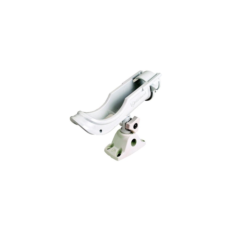 Attwood Adjustable Rod Holder With Bi-Axis Mount-White