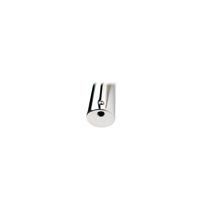 Attwood Rod Holder Flush Mount Stainless Steel 30 Degree Black Closed End