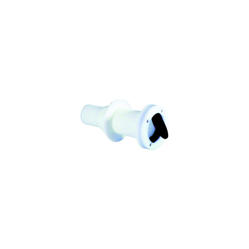 Attwood Thru Hull Scupper For Hose, White – 1-1/2