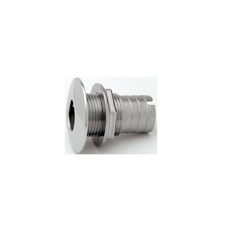Attwood Thru Hull Stainless Steel 1-1/8 For Hose, Short