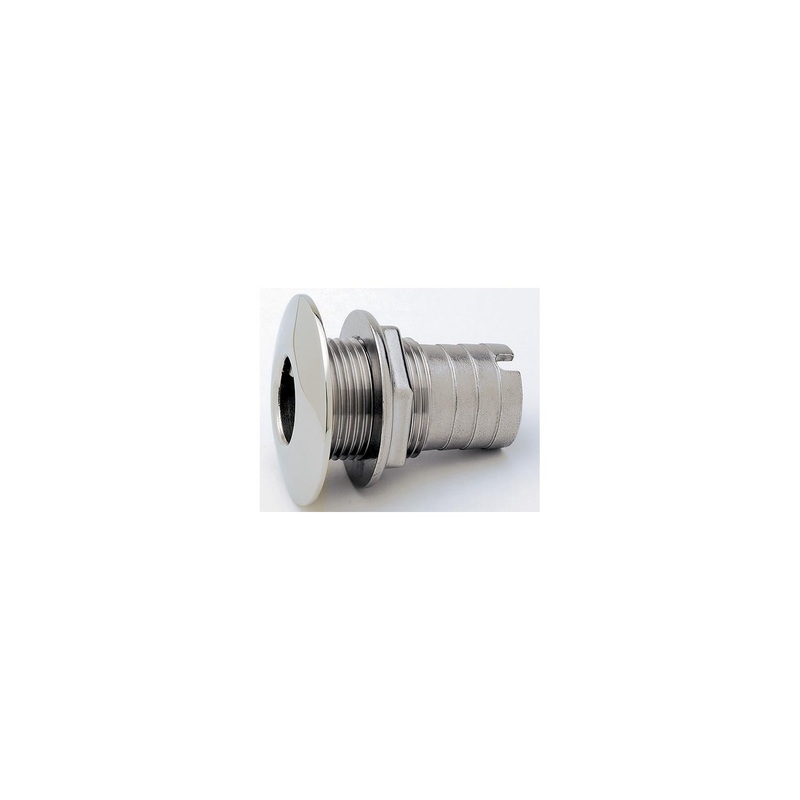 Attwood Thru Hull Stainless Steel 1 For Hose, Short