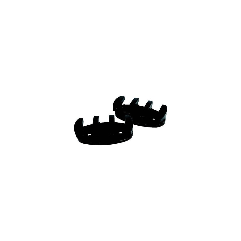Attwood 3-1/2 Zig-Zag Cleat, Black Nylon (2 Per Pack)