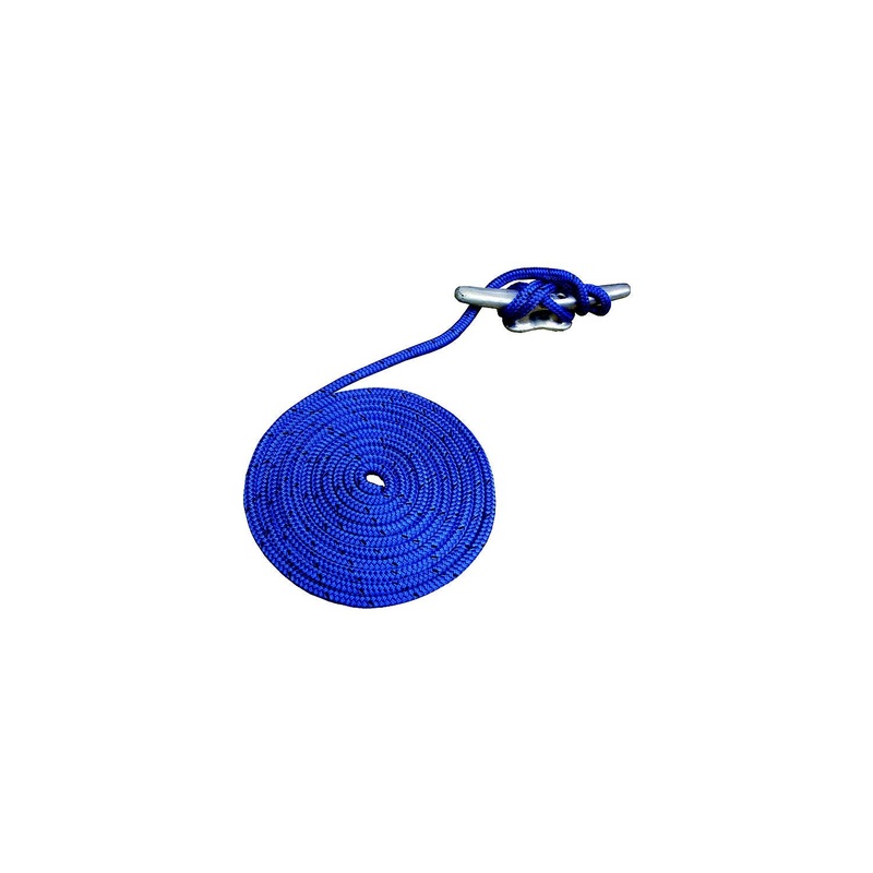Attwood Double Braid MFP Dock Line, 3/8 x 15′, Blue