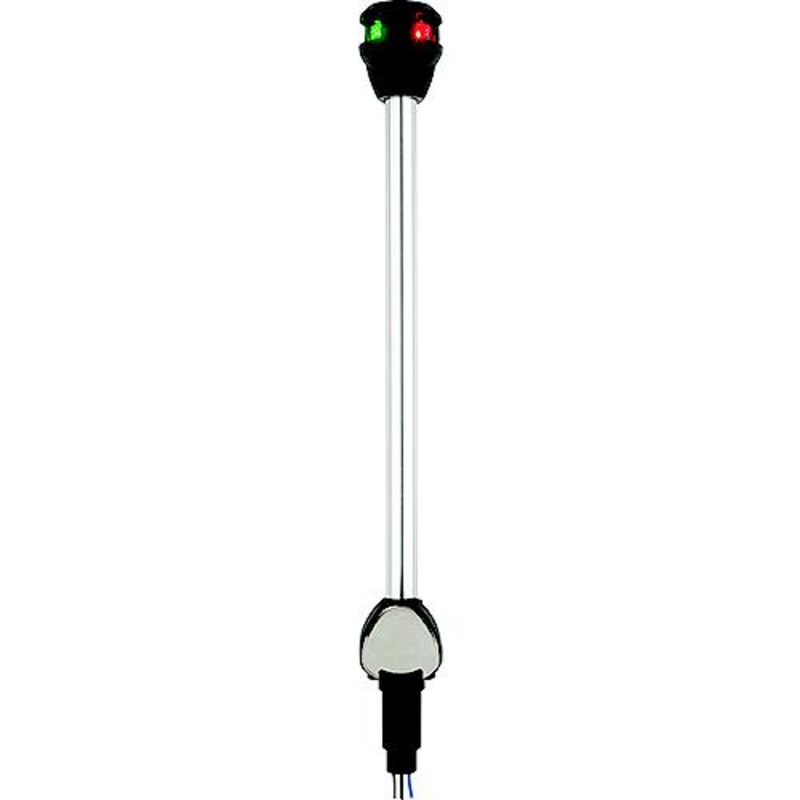 Attwood LightArmor Bi-Color LED Navigation Pole Light, 14 Straight w/Task Light