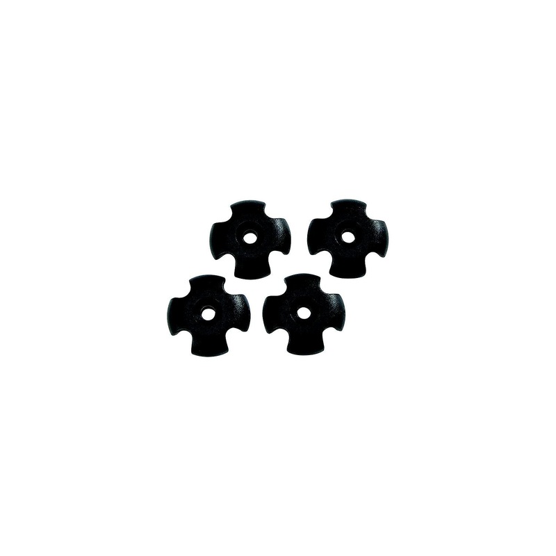 Attwood Round Deck Rigging Guides (Pack of 4), Black
