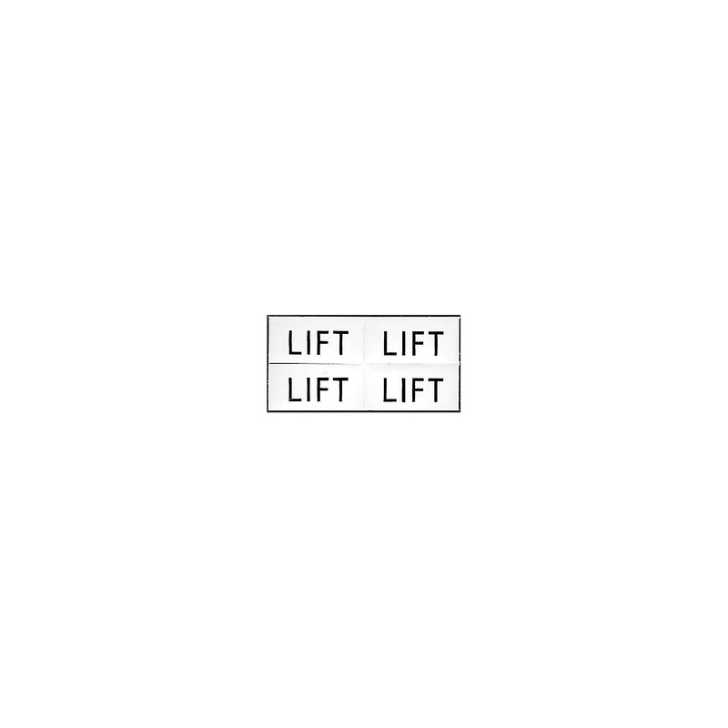 Set of 4 Lift Labels