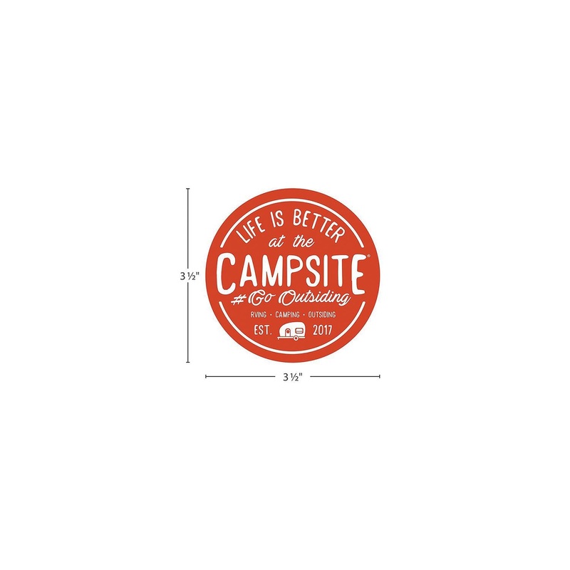 Camco 53253 Decorative Decal/Sticker, Teal Teardrop