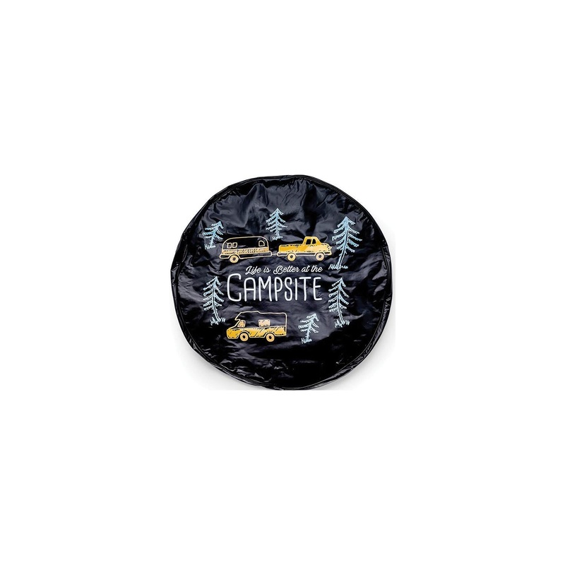 Camco 53293 Spare Tire Cover, 29, Black / Trees