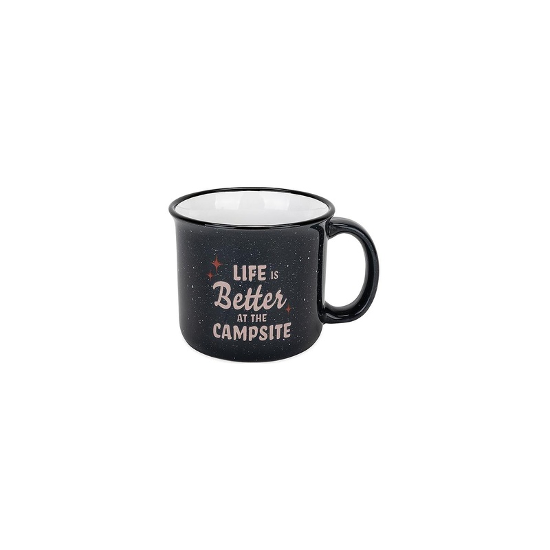 Camco 53473 Ceramic Mug, 14 oz., Green