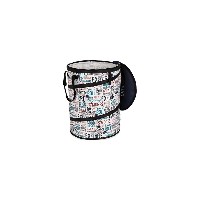 Camco 42998 Pop-Up Utility Container, Multi-color/Grafitti, 30 Gal.