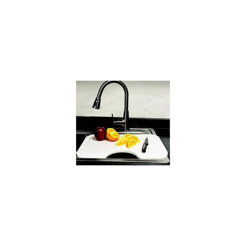 Camco 43850 Large Sink Mate Cutting Board, White