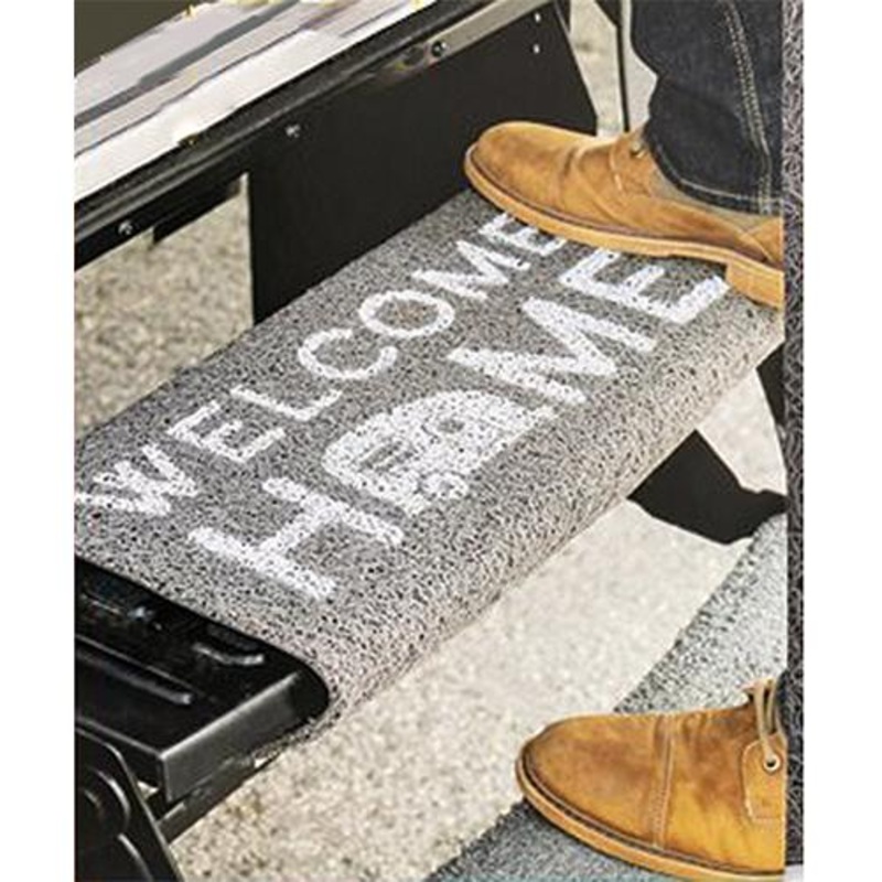 Camco 53195 RV Wrap Around 23 Step Rug, Gray