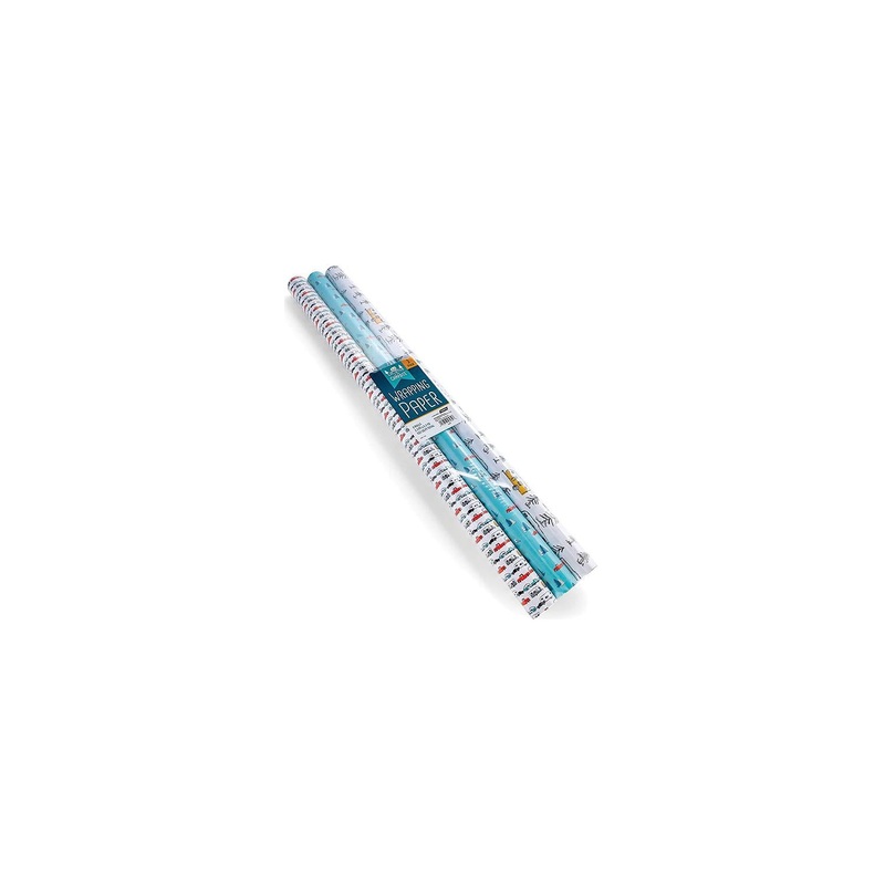 Camco 53239 RV Novelty Gift Wrapping Paper, 3/pk