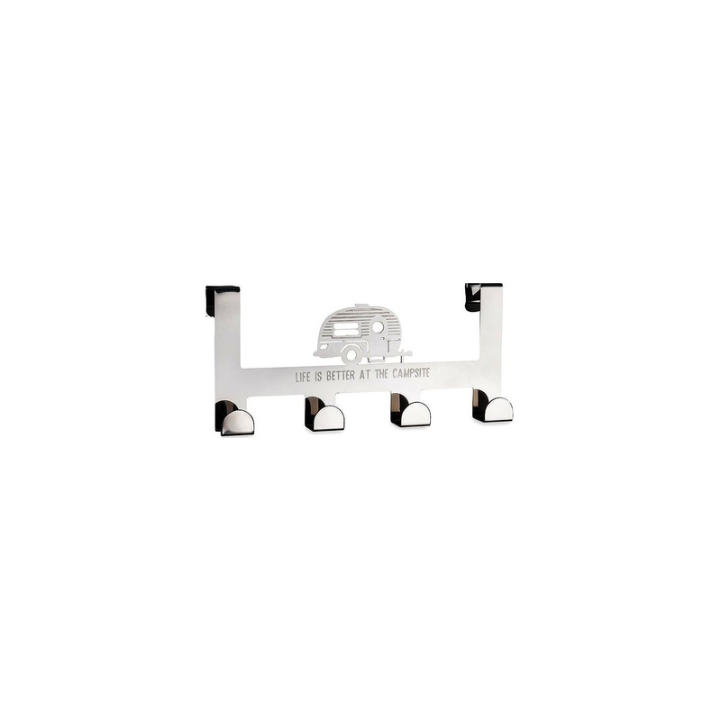 Camco 53388 4-Hook Over The Door Towel Hanger