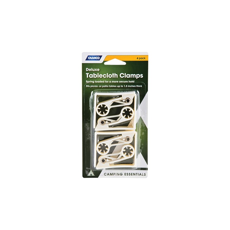 DELUXE TABLECLOTH CLAMPS 4/PK