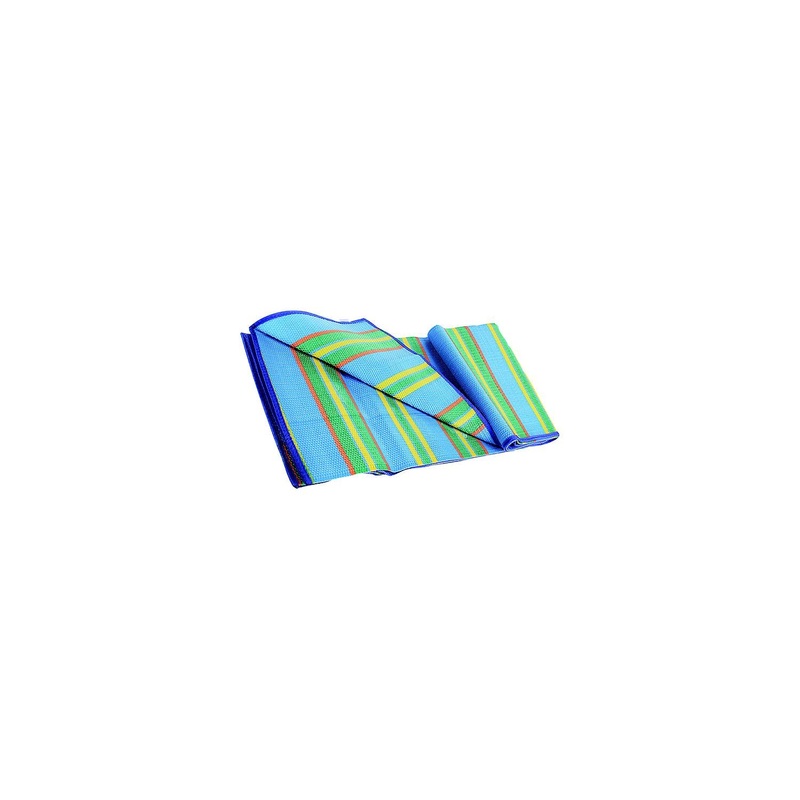 Camco 42805 Handy Mat Folds Out to 60 x 78, Orange/Green/Blue/Yellow