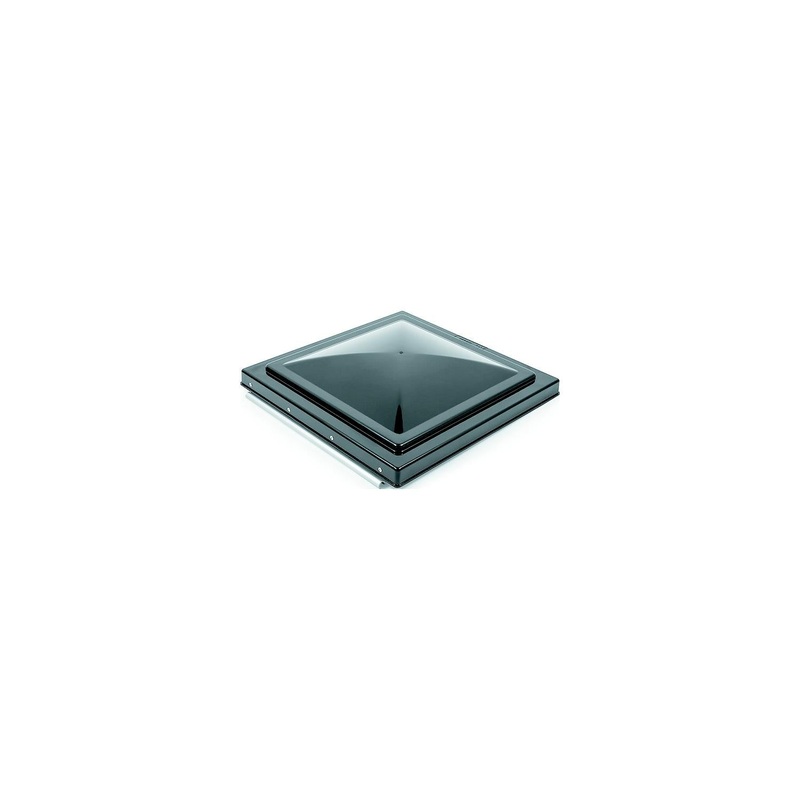 Camco Unbreakable Polycarbonate Elixer Vent Lid 14 x 14, Black