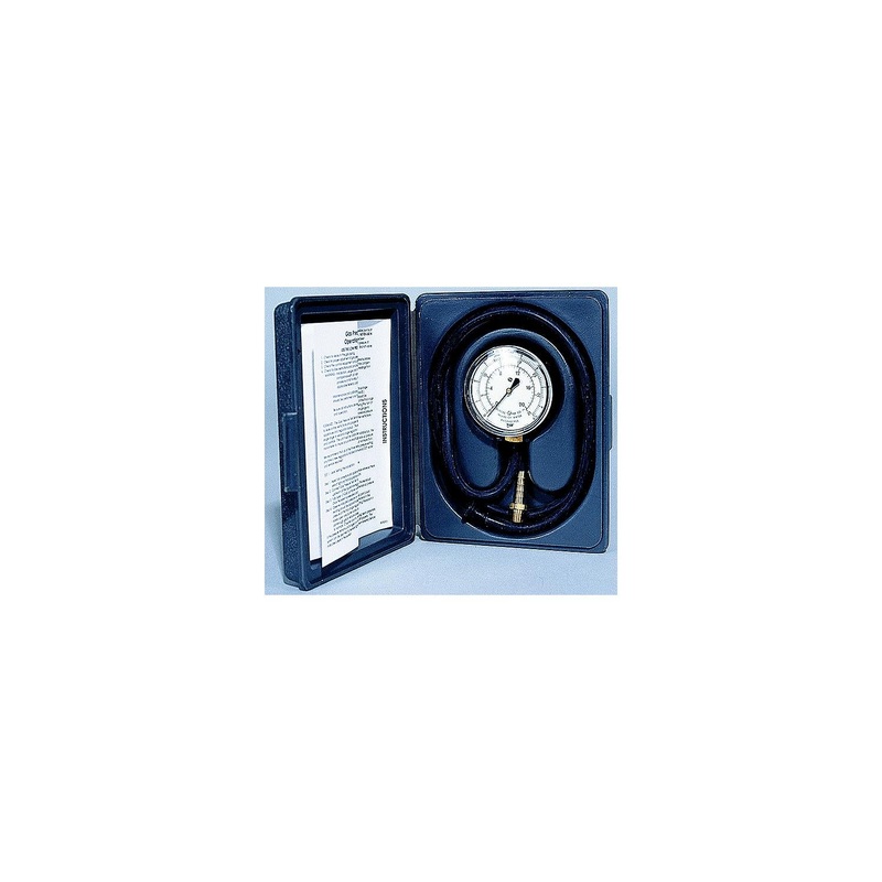 Camco 10389 Gas Pressure Test Kit (Includes Gauge, 30 Hose and Tap Fitting in Case)