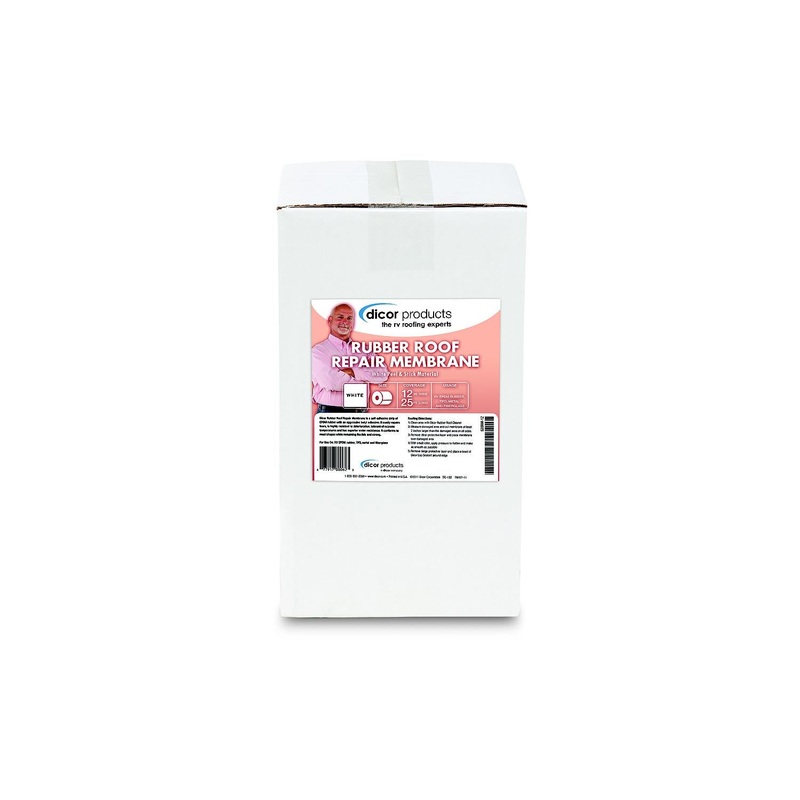 Dicor EPDM Rubber Roof Repair Membrane, 12 x 25′