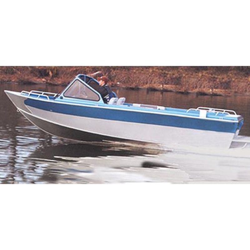 Carver 79118S11 Aluminum Fishing With High Windshield – Mounted Forward, 18’6 I/O, Poly-Flex II Slate Gray