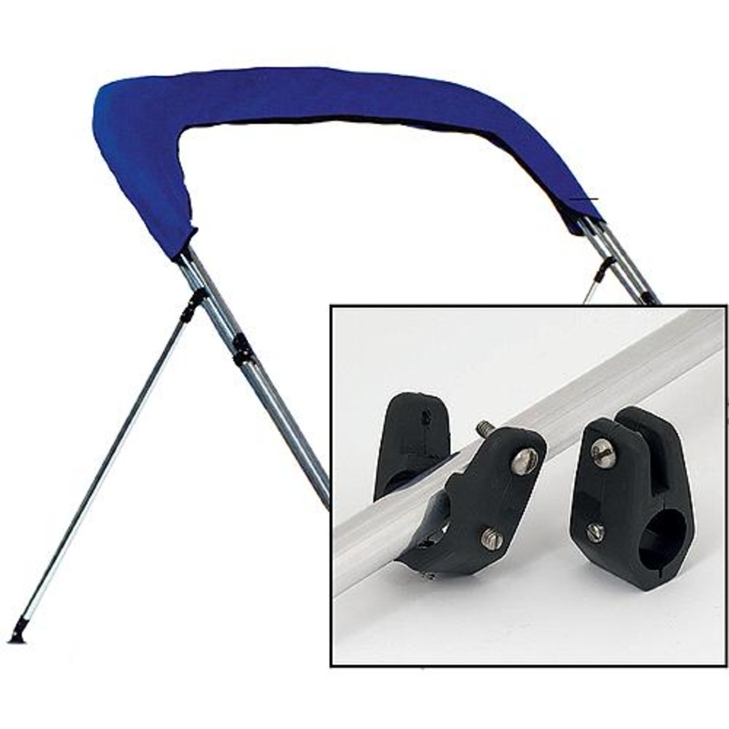 Carver 62014 Bimini Top 27 – 44 Adjustable Brace Kit (Round Tube Aluminum w/ Nylon Fittings)