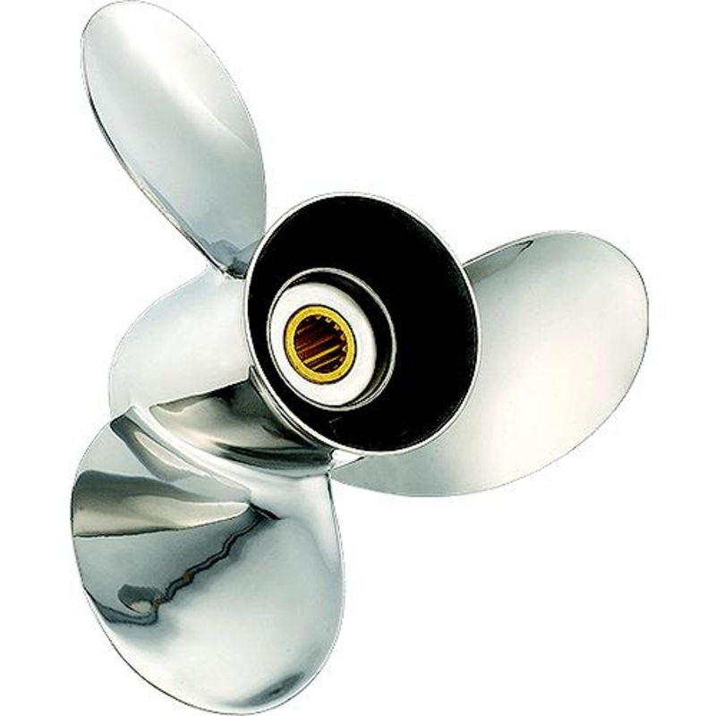Solas 3441-133-19 Titan Stainless Steel 3-Blade Propeller For Yamaha