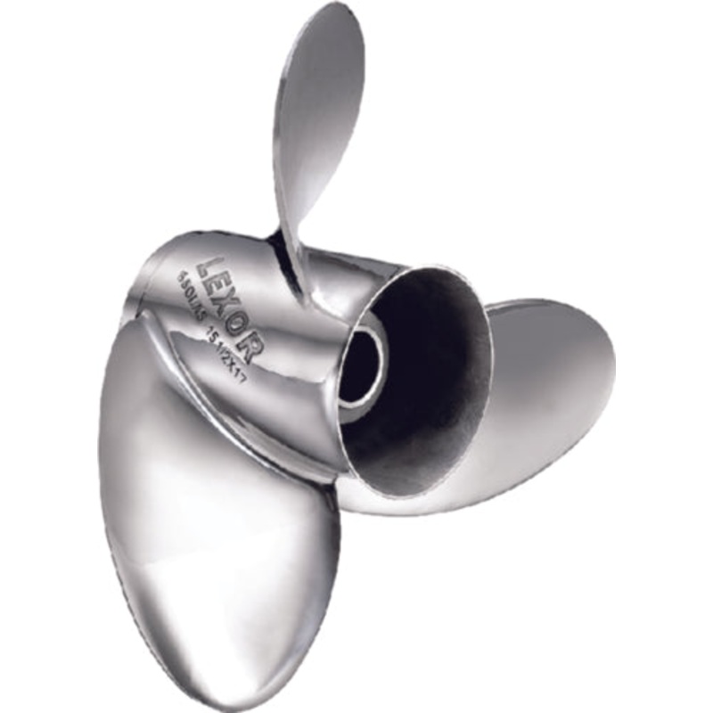 Solas 9572-153-19 Rubex L3 Stainless Steel Interchangeable Hub 3-Blade Propeller