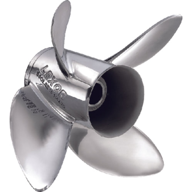 Solas 9573-153-18 Rubex L4 Stainless Steel Interchangeable Hub 4-Blade Propeller