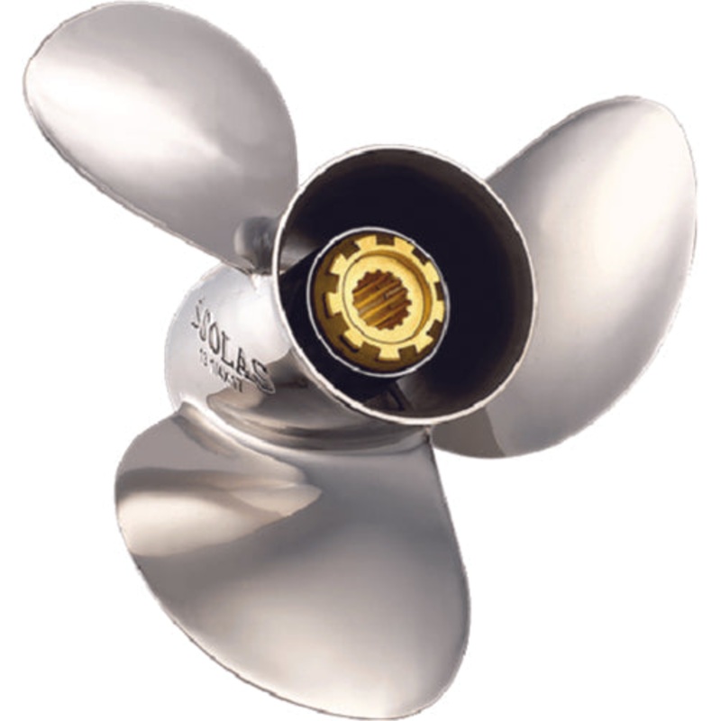 Solas 333111113 New Saturn Stainless Steel 3-Blade Propeller For Yamaha