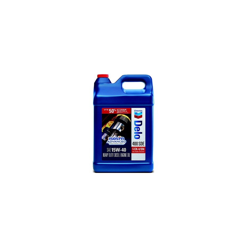 Chevron 222290478 Delo 400 SDE W/ Isosyn Heavy Duty Engine Oil, 2.5 Gal., Pack of 2