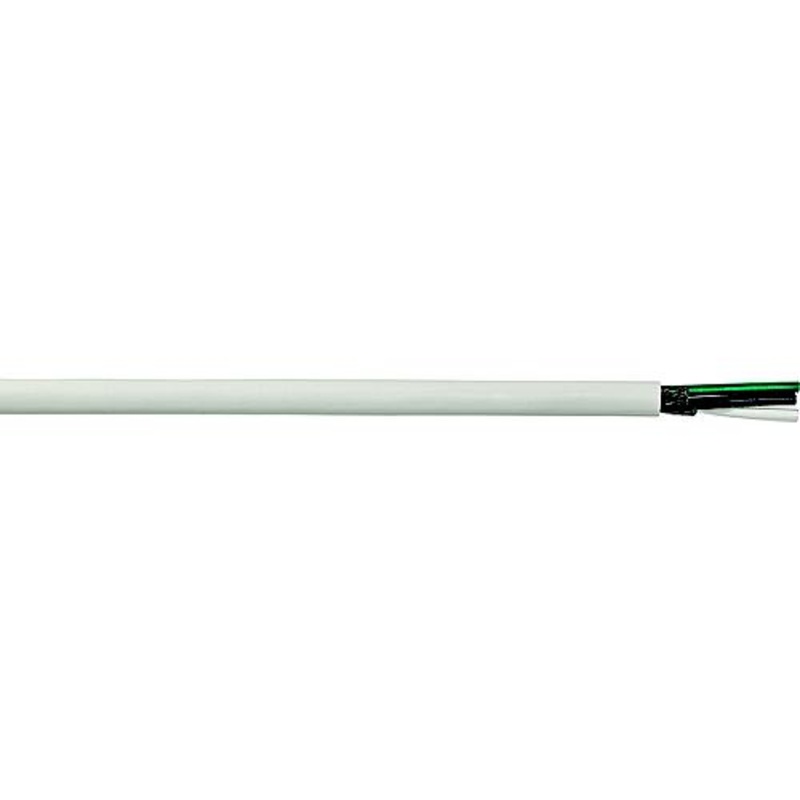 Cobra Wire B6W14T30100FT Tinned Copper Round Triplex Wire, 14/3, 100′, White
