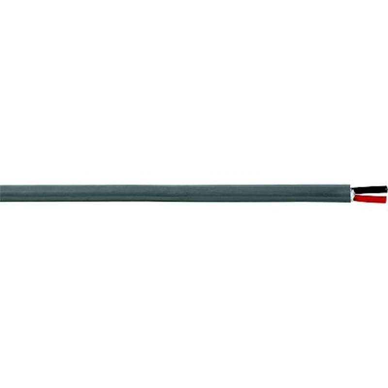 Cobra Wire B7G10T22100FT Tinned Copper Flat Duplex Wire, 10/2, 100′, Gray