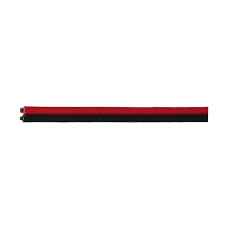 Cobra Wire B8016T21100FT Tinned Copper Bonded Ribbon Cable, 16 Gauge, 2-wire, 100′, Black/Red
