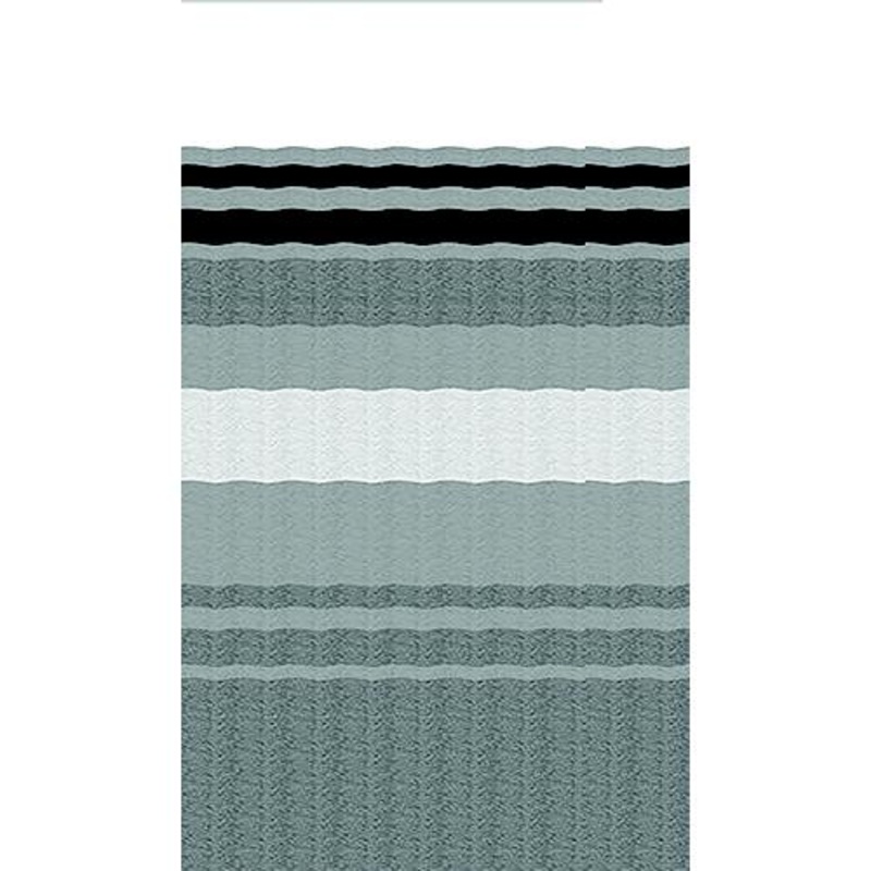 Carefree JU208D8D 1-Piece Standard Vinyl Awning Replacement Fabric, 20′, Black/Gray Fade on Both Sides, Black Weatherguard