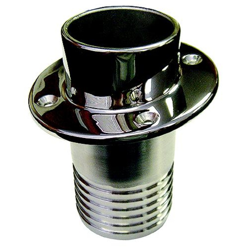 Transom Exhaust SS W/4 Hose