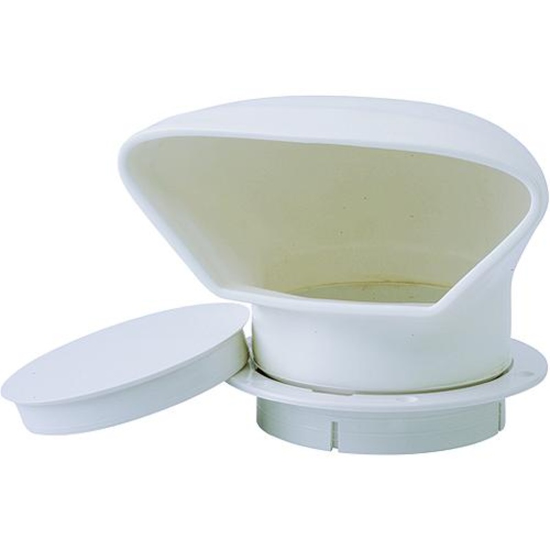 SeaDog 7271423 PVC Low Profile Cowl Vent & Snap On Deck Plate