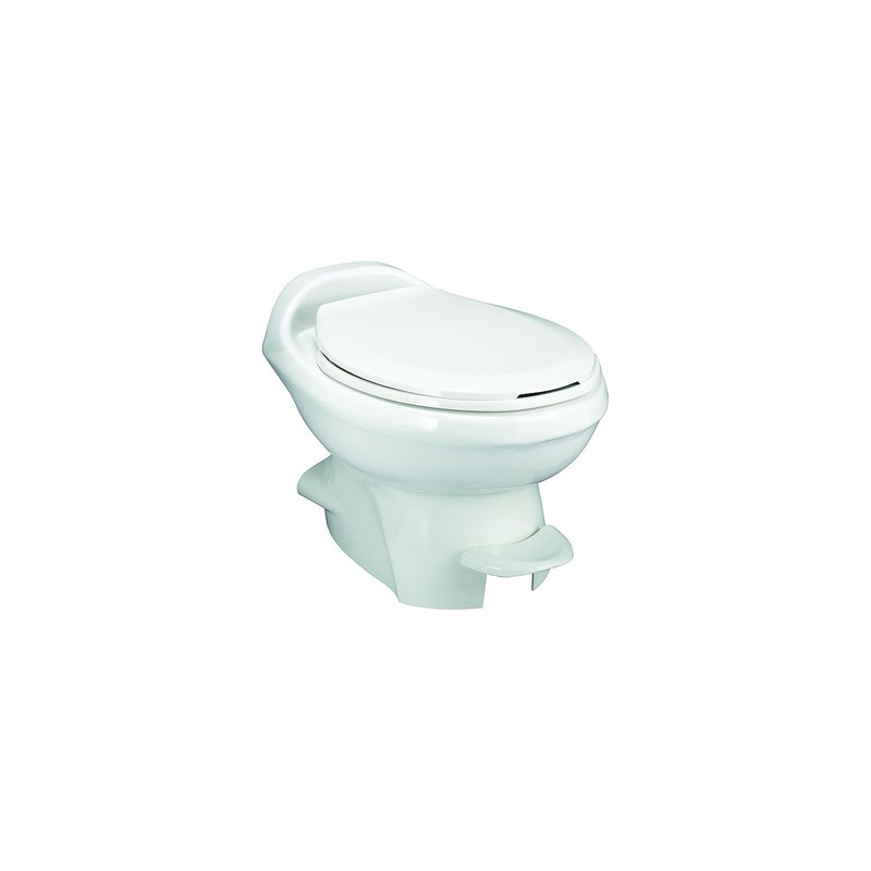 Thetford 34433 Aqua-Magic Style Plus China Toilet, Low Profile, White w/o Sprayer