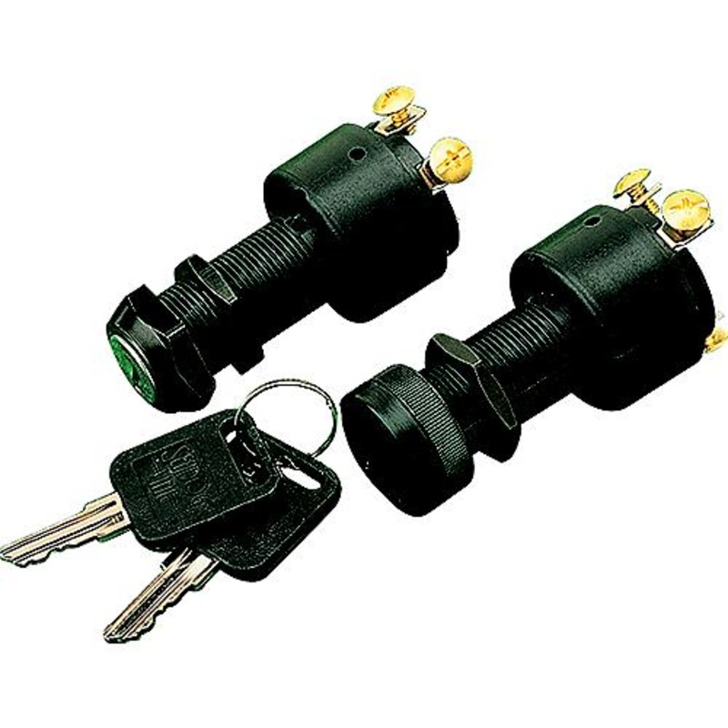 Sea-Dog 4203661 Switch 3 Position Polypropylene Ignition Switch w/Boot